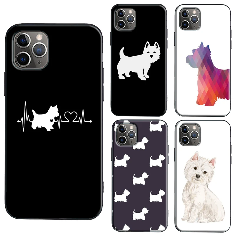 Чехол West Highland Terrier Westie для iPhone 11 12 Pro Max 13 mini SE 2020 6S 8 7 Plus X XR XS задняя крышка - купить по