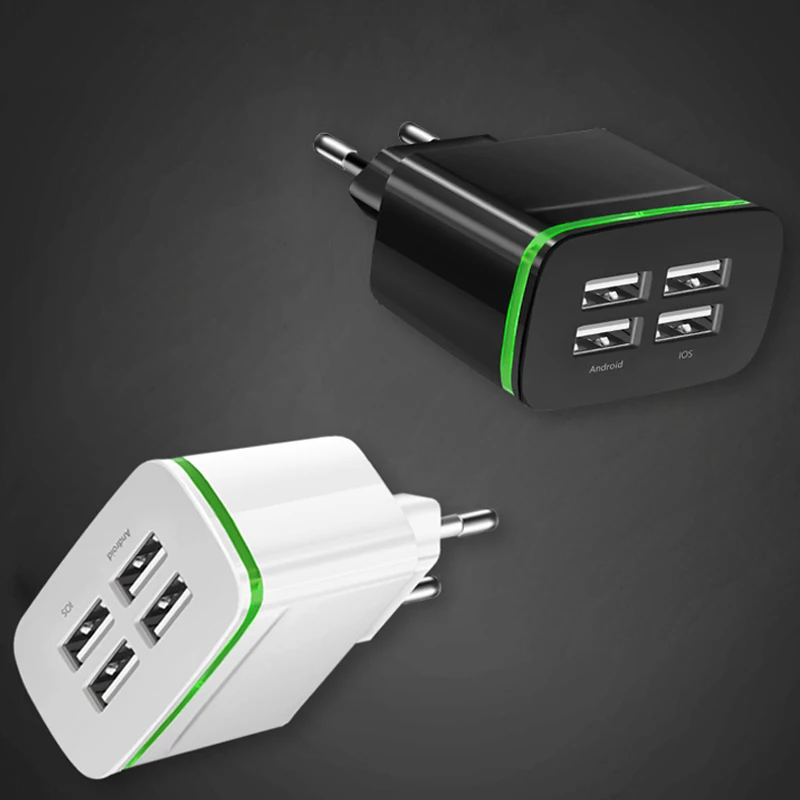 Зарядное устройство с 4 USB портами|Зарядные устройства для телефонов| |