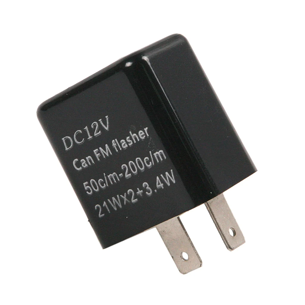 Универсальный DC 12V 2 Pin мотоциклетный Flasher релейный светодиодный индикатор