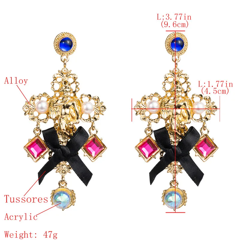 Женские Модные Винтажные серьги 2019 имитация жемчуга акриловые женские длинные