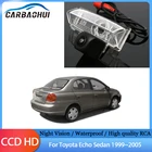 Автомобильная камера заднего вида с ночным видением, водонепроницаемая, высокого качества, RCA для Toyota Echo Sedan 1999 2000 2001 2002 2003 2004 2005