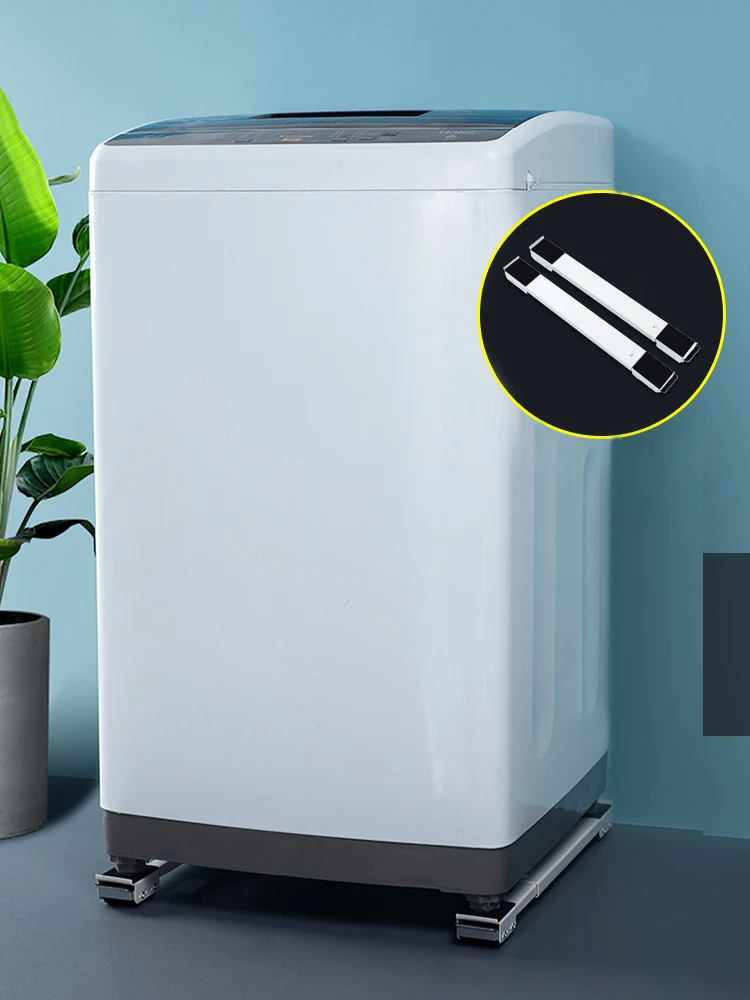Washing Machine Stand Movable Adjustable Refrigerator Base Mobile Roller Bracket 24 Wheel Universal Dryer Holder | Дом и сад