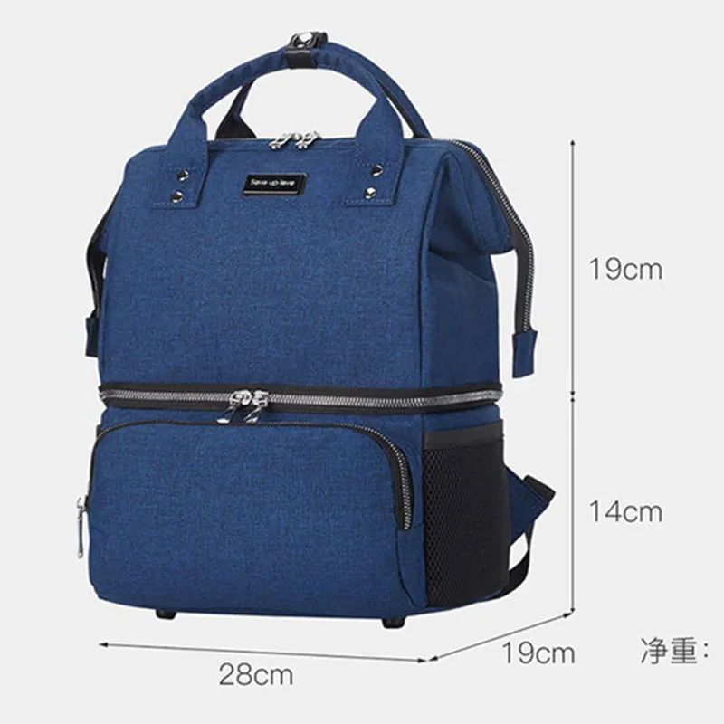 Сумка для подгузников мамы рюкзак мам вместительный органайзер младенцев сумка