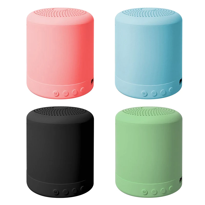 

Mini Smart Speaker Bluetooth FM USB MP3 Universal Music Subwoofer Stereo Portable Audio Video Boombox For Android iOS Laptop PC