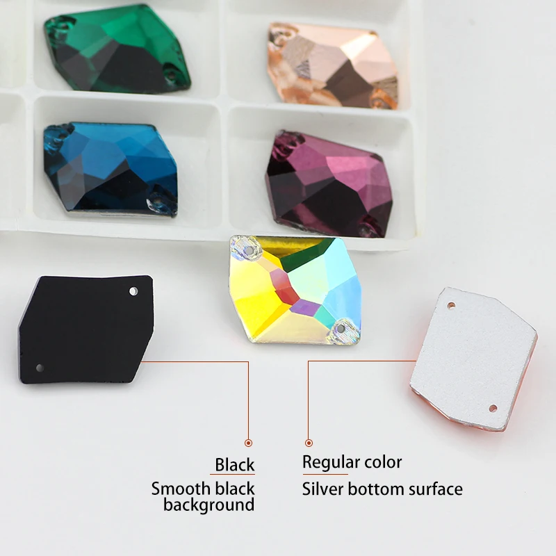 Пришивные стразы в форме инопланетянина все цвета размеры швейные Стразы для