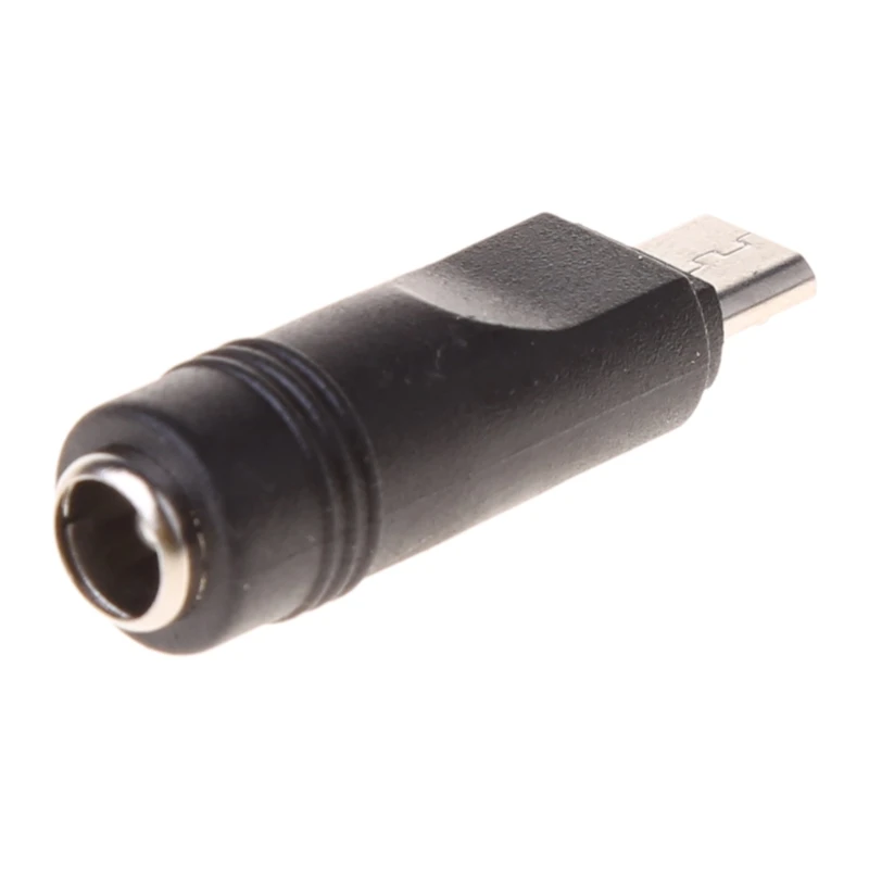 

5 Pcs 5.5x2.1mm Female Jack to Micro USB Male Plug DC Power Connector Adapter