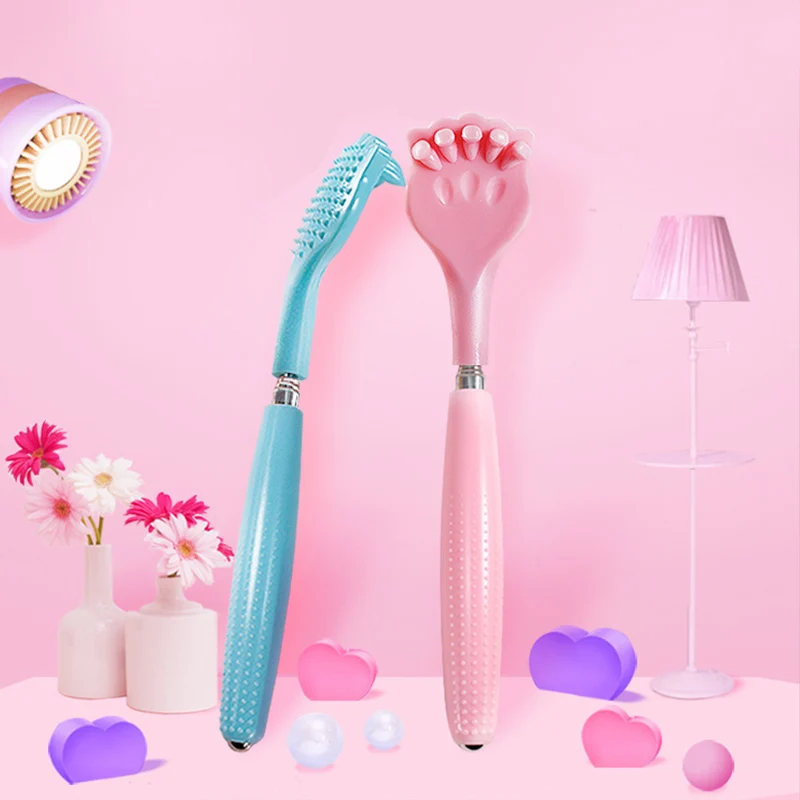 

Mutifunctional Massage Stick Back Claw Scratcher Extendable Massager Anti-itching Practical Clip Scratching Face Roller Lifting