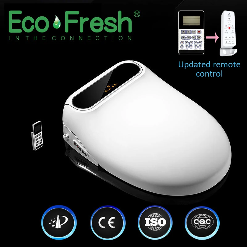 Умное сиденье для унитаза Ecofresh биде электрическая крышка тепловое светильник