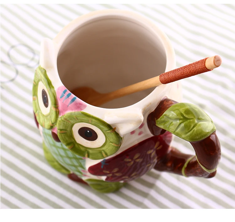 700 мл керамическая чашка большой емкости с котом креативная офисная для воды 3D