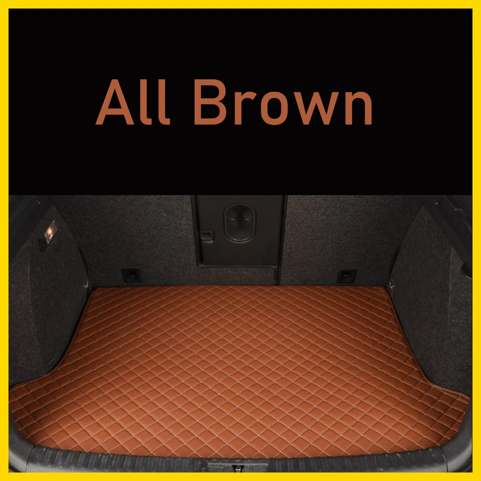 

The Trunk Cargo Leather Liner Car Boot Liner Cargo Compartment Floor Carpet Mud Kick For Jaguar XE 2015-2018