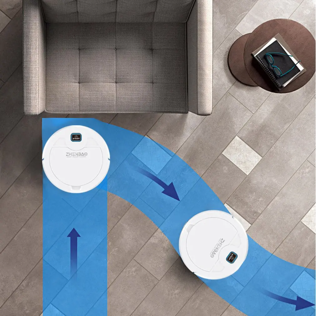 Robot Vacuum - Multiple Cleaning Modes Best For Pet Hairs Hard Floor & Medium Carpet Lazy Sweeper Cleaner | Бытовая техника
