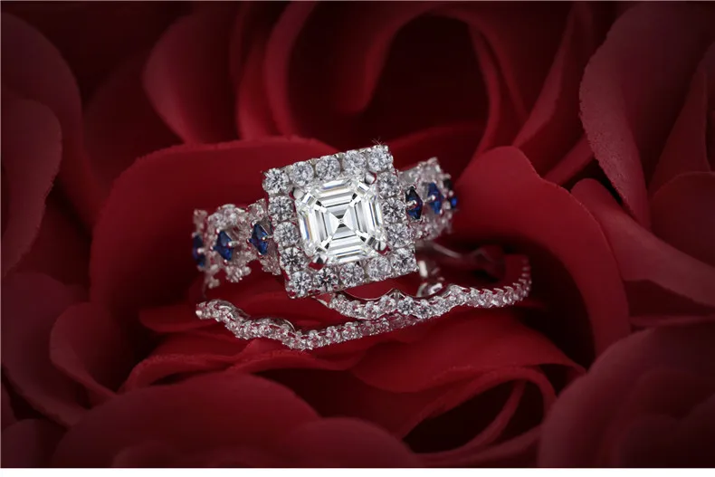 Oh My God So beautiful не поддельные круглые огранки S925 Серебряное кольцо SONA бриллиантовый солитер прекрасное кольцо уникальное обручальное