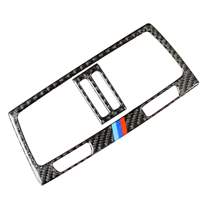 

For BMW E70 E71 X5 X6 Carbon Fiber Car air conditioning vent decorative frame air outlet panel Cover trim Stickers Accessories