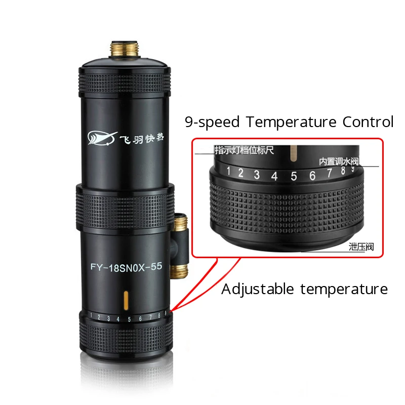 Мгновенный Электрический водонагреватель 5500 Вт кухонный мини подогреватель для