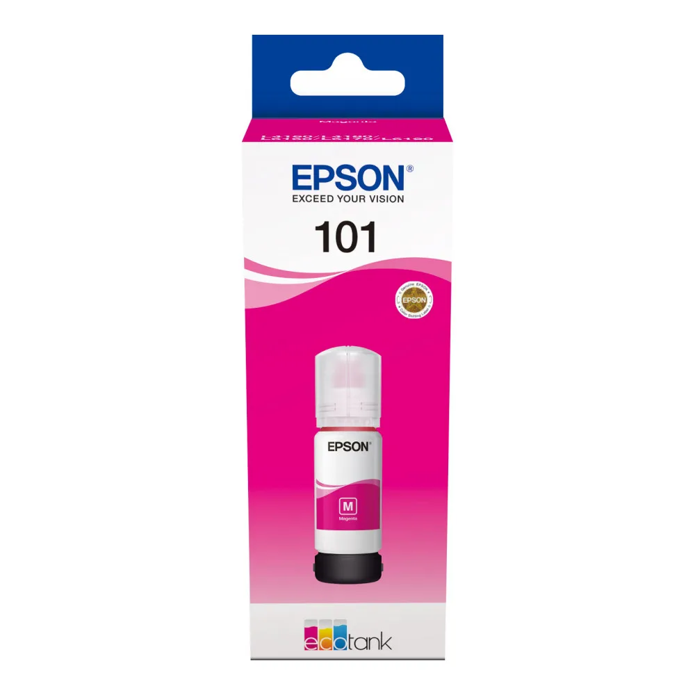 Чернила Epson №101 C13T03V34A пурпурный (70мл)|Чернильные картриджи| |