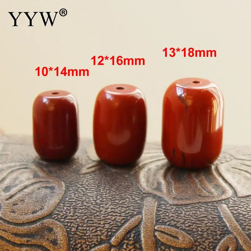 

Красные колонны натуральные бусины колонна красной яшмы цилиндрические полированные бусины для самостоятельного изготовления ювелирных ...