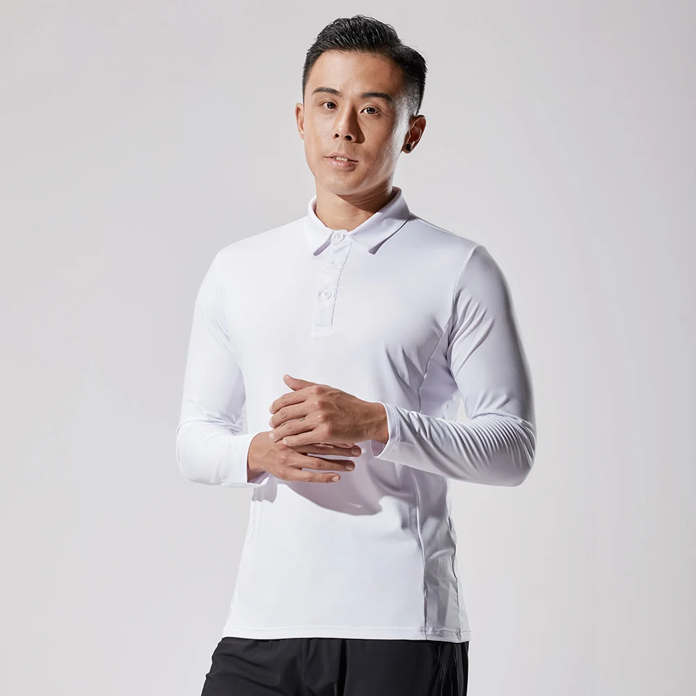 2021 Golf Clothes Summer New Golf Shirt Male Comfortable Breathable Quick-Drying Golf Long Sleeve Golf Wear Lapel Sportswear