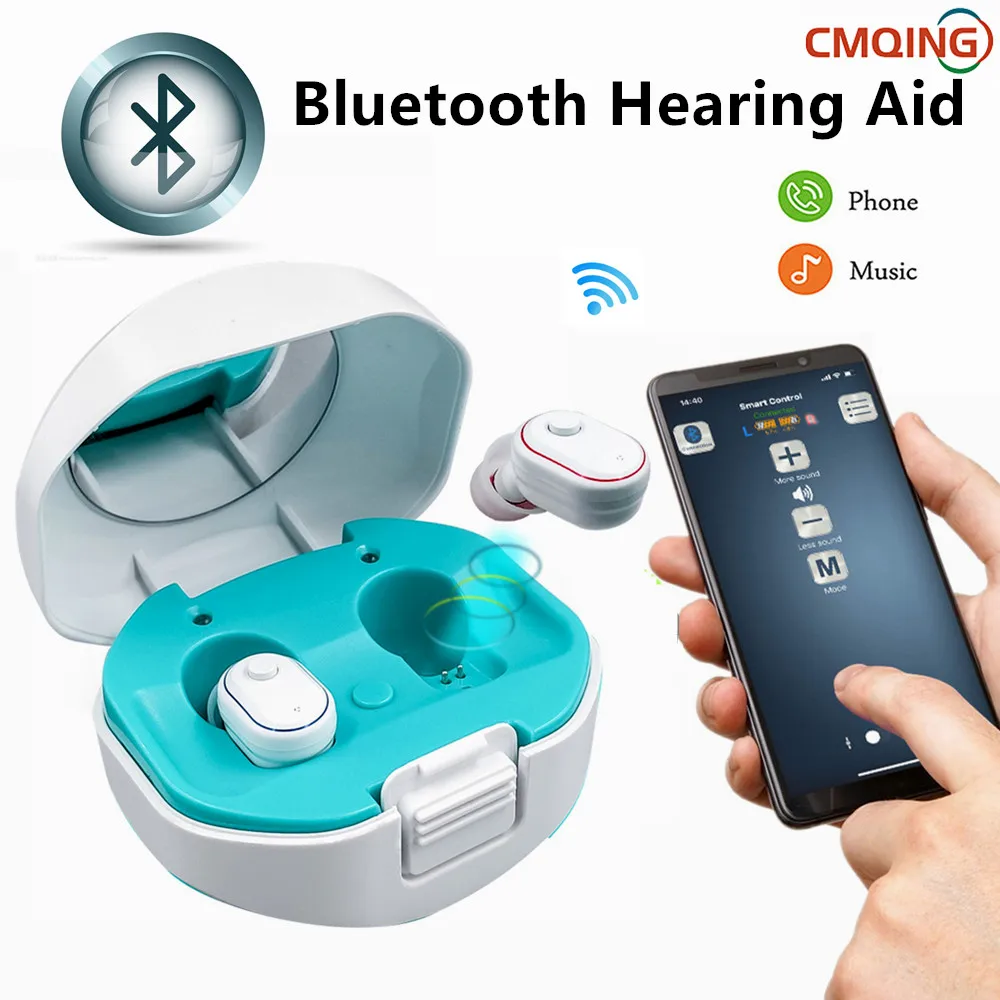 Мини Портативный цифровой слуховой аппарат беспроводной усилитель звука для