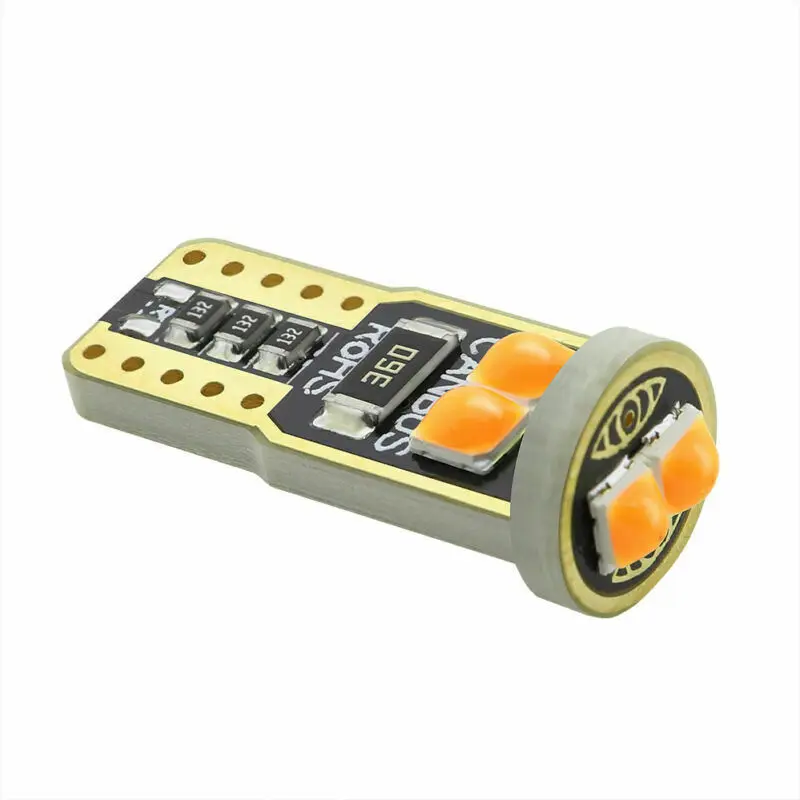 

194 168 Canbus LED Bulbs Amber Wedge Side Light Dome Lamp Bright Parts