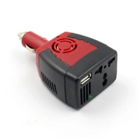 150w dc 12v to ac 220v power inverter voltage booster mini portable inverter with usb port for car home use