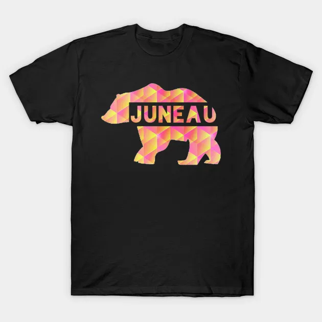 Мужская футболка Juneau Alaska State Capitol Pride Proud Alaskan Grizzly Bear Подарочная Футболка женская