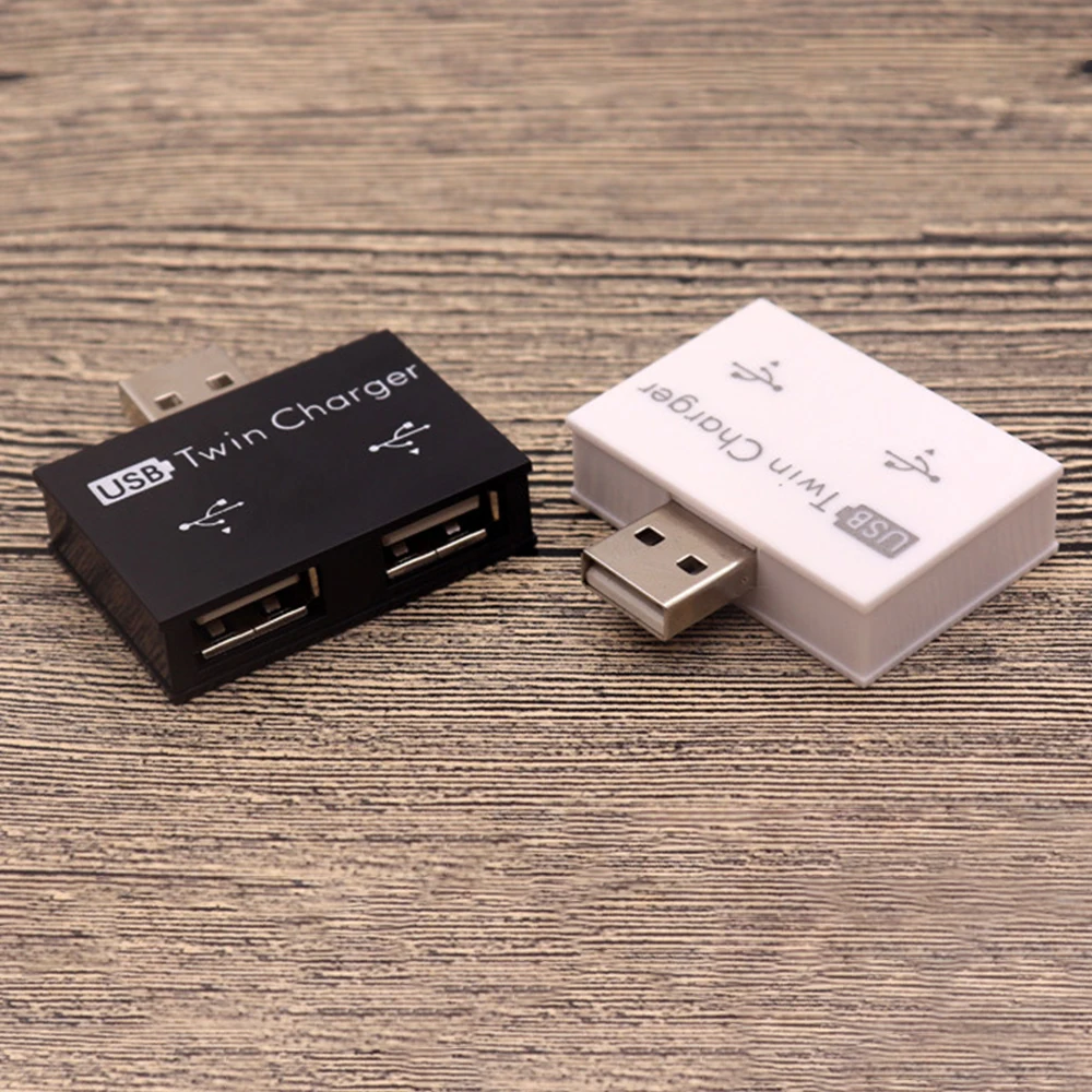 Мини usb хаб 2 Порты и разъёмы Зарядное устройство Hub адаптер Лидер продаж Новые