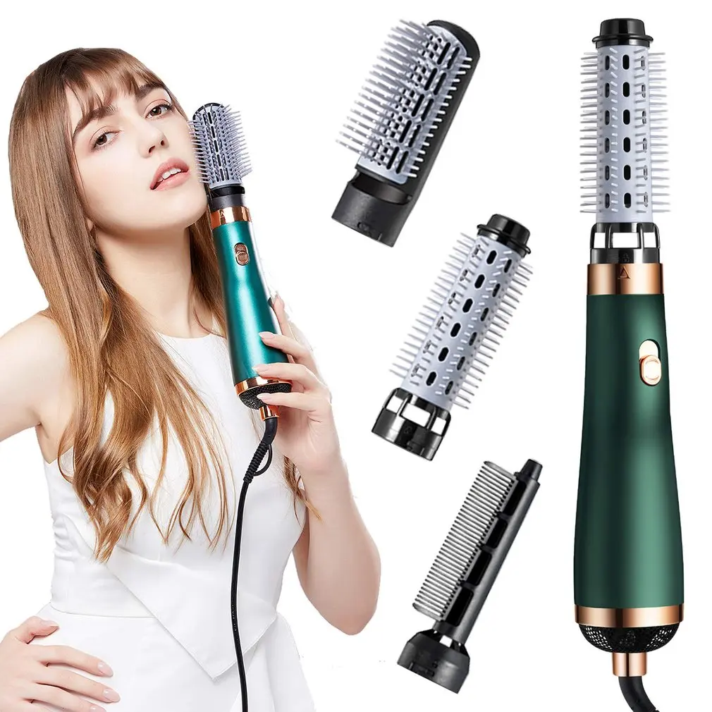 

Hair Dryer Brush All-in-One Hot Air Brush For Drying Straightening Curling Hair Volumizer Blow Dryer Brush Hair Styler Tool