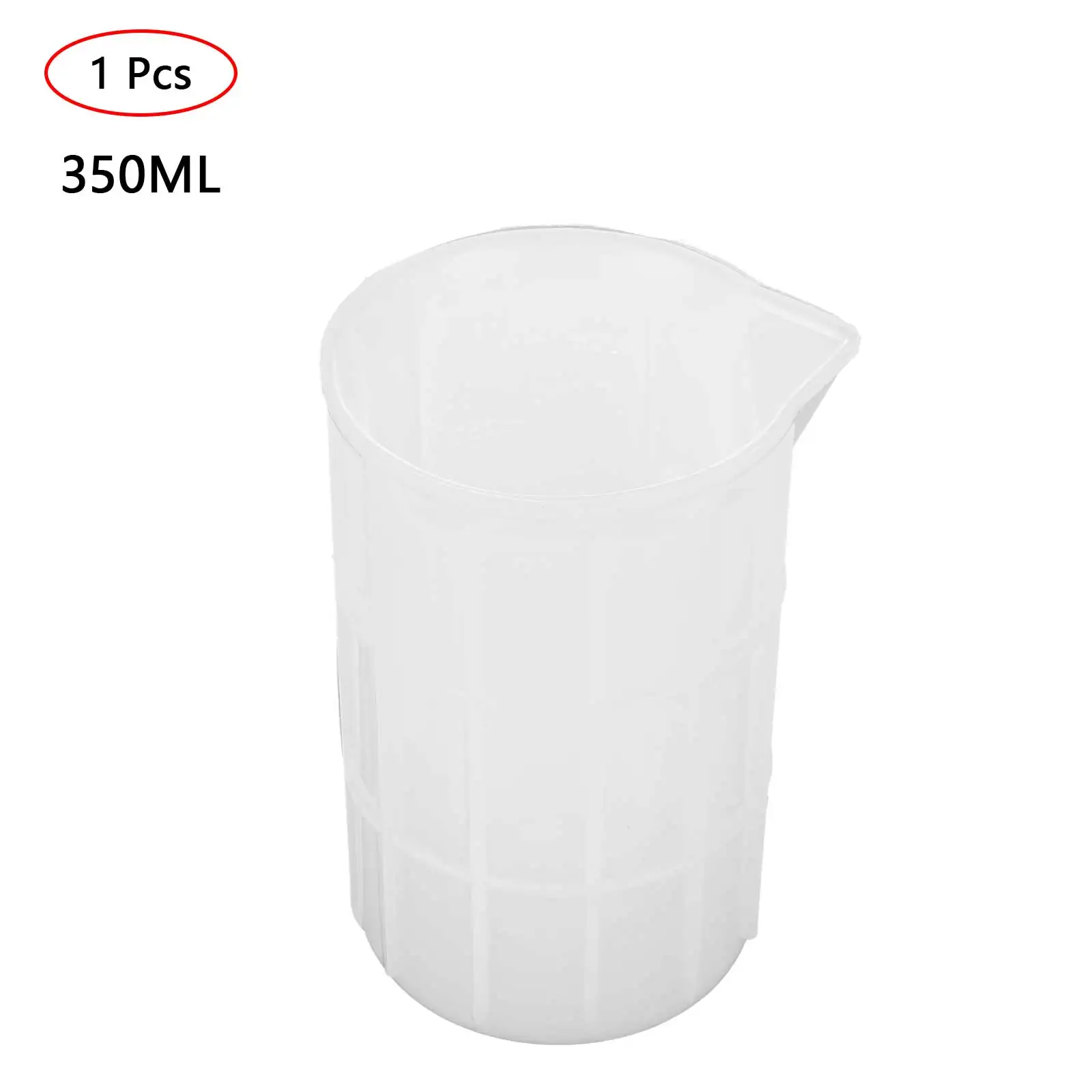 

1Pc Silicone Pouring Mixing Cups Graduated Measuring Jug Reusable Liquid Storage Container for Resin Epoxy Casting Paints Mixing