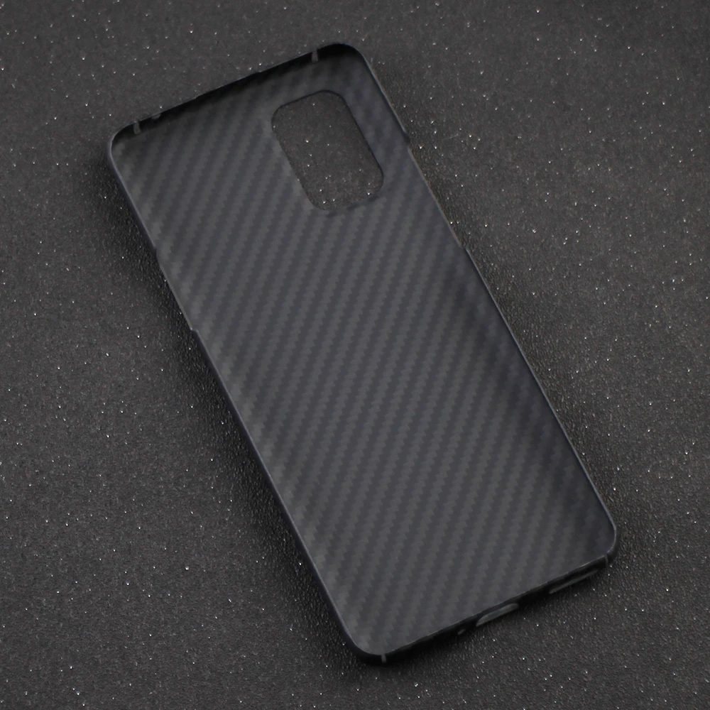 

Real carbon fiber phone case For OnePlus 8t Aramid fiber cases Anti-fall business phone protective cover shell