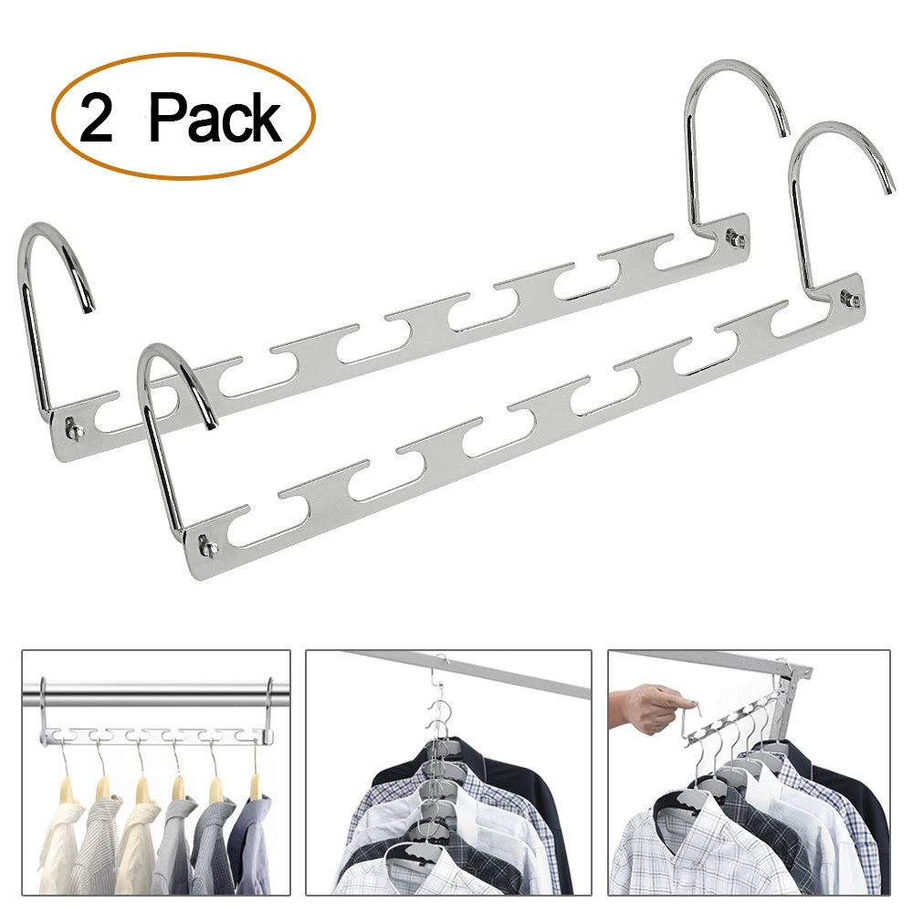 Вешалки для одежды органайзер многофункциональный металлический шкаф экономии