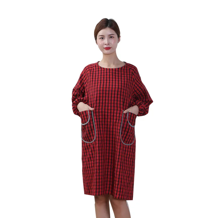 

2021 new high quality solid color apron kitchen