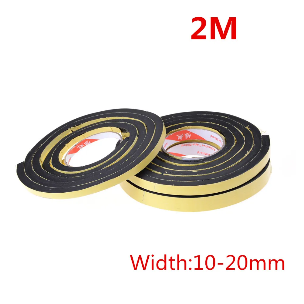 

2 Meter Window Door Foam Self Adhesive Draught Excluder S p Sealing Tape Adhesive Tape Rubber Weather S p 10mm Thickness