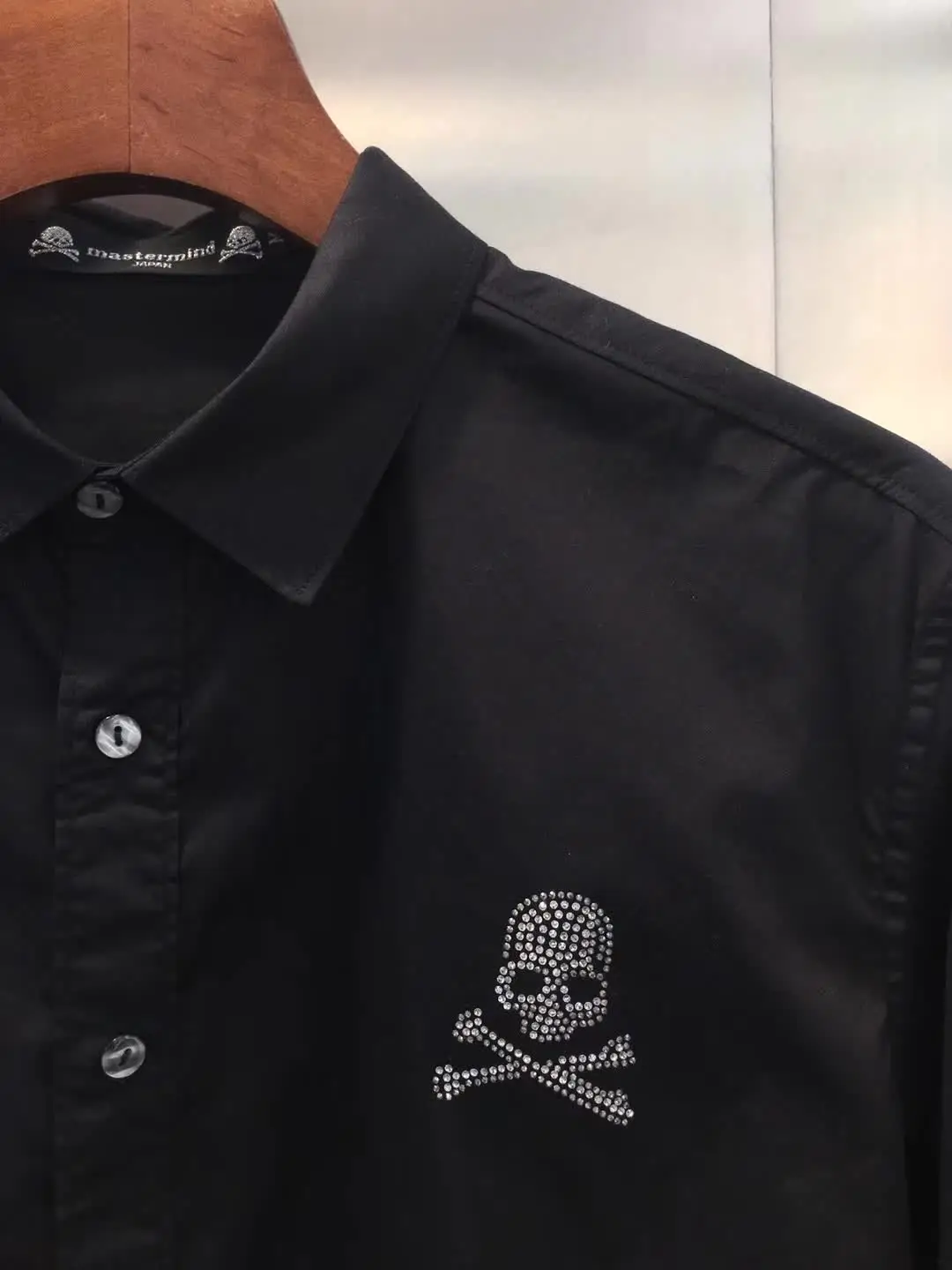 Мужские футболки Mastermind World t-shirt лучшее качество бурение логотип Mastermind тройники Япония Harajuku топы для женщин