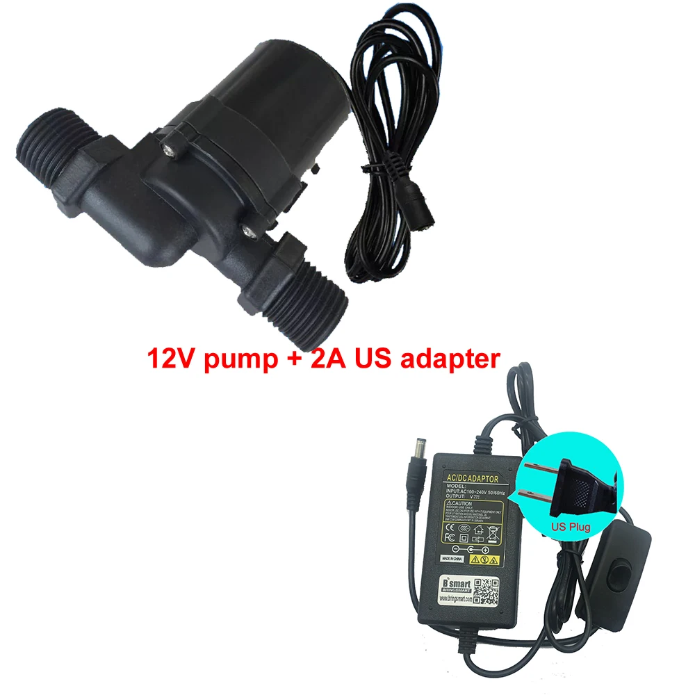 Оптовая продажа Бесщеточный Водяной насос постоянного тока 12 В 24 1/2 дюймов Whorl Max