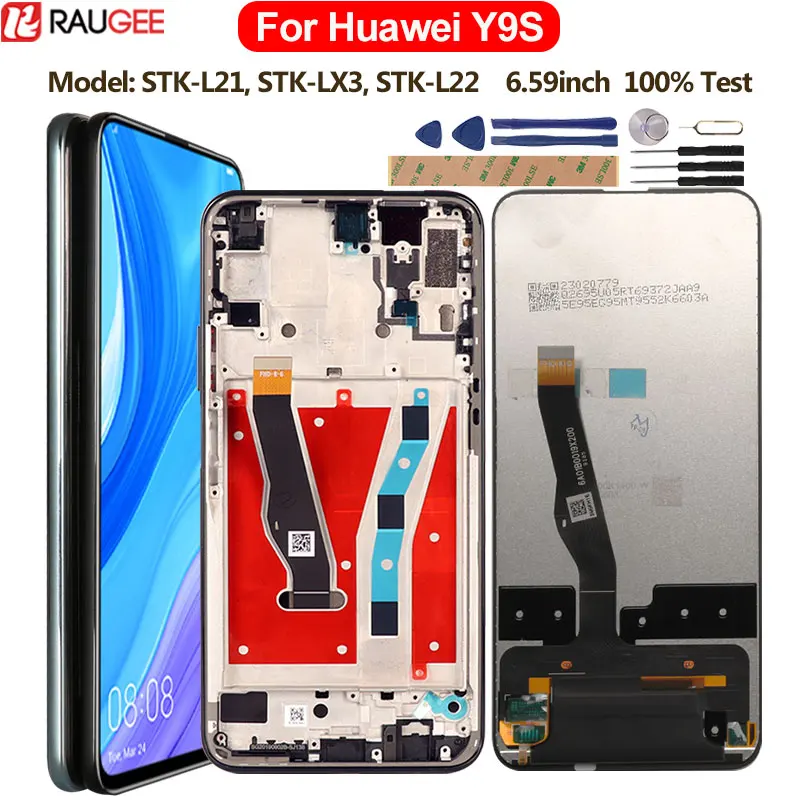 ЖК дисплей для Huawei Y9S с дигитайзером на замену L22 LX3 Y9 S Y 9 S|Экраны мобильных