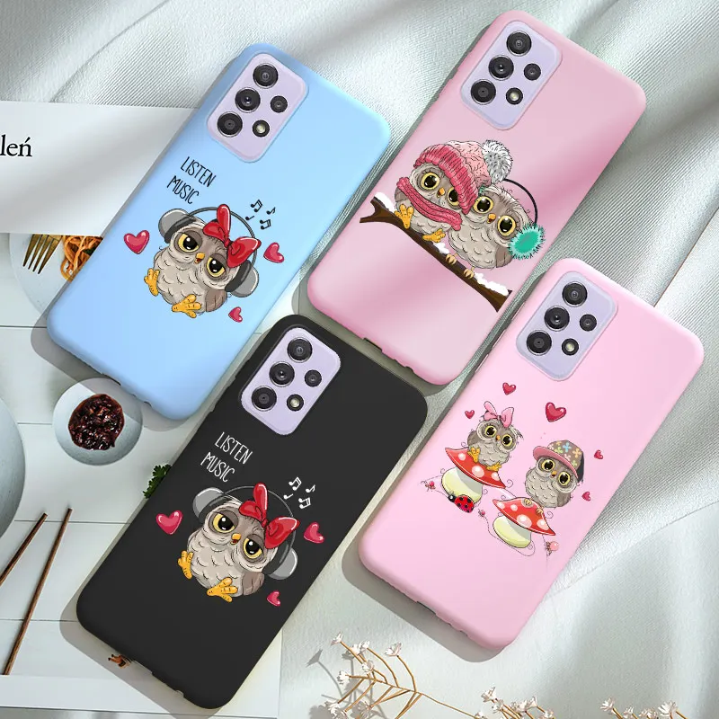 

Мягкий чехол для Samsung Galaxy A51 A50 A71 A70 A10 A20 A30 A40 A10S A20S A30S A50S A21S A20E A01 A11 A21 A31 A41, чехол с мультяшной совой