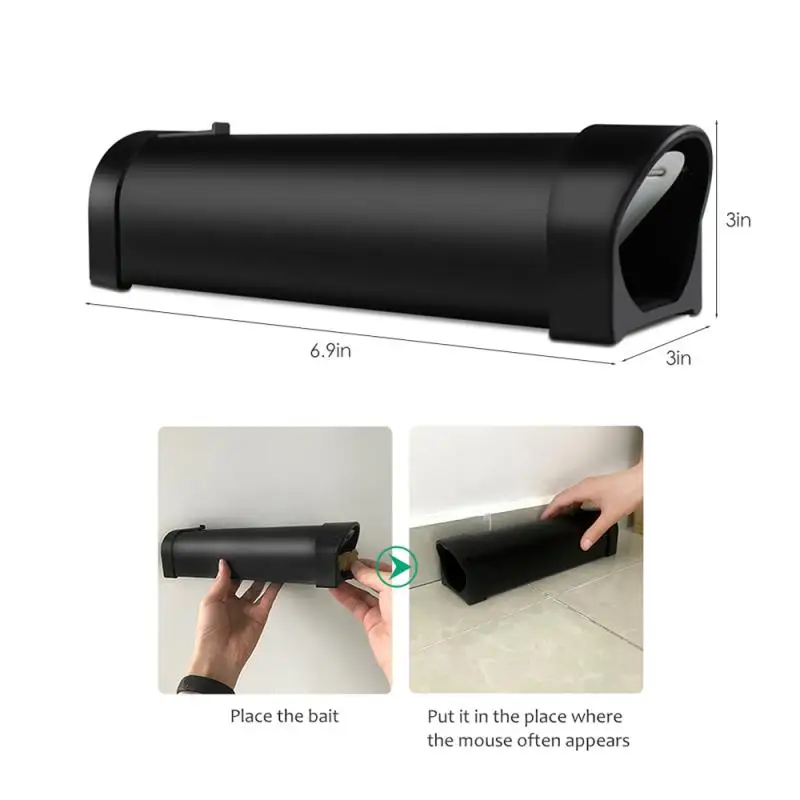 Ловушка для мышей пластиковая многоразовая с грызунами 1 шт. | Дом и сад