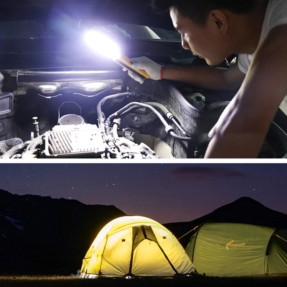 Многофункциональный светодиодный светильник COB для рабочего осмотра фонарик