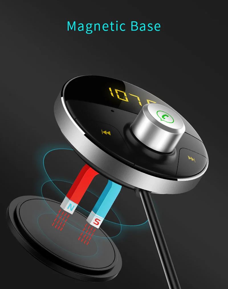 JaJaBor fm-передатчик fm-модулятор Bluetooth автомобильный комплект громкой связи AUX 3,5 мм музыкальный mp3-плеер аудио адаптер музыкальный приемник