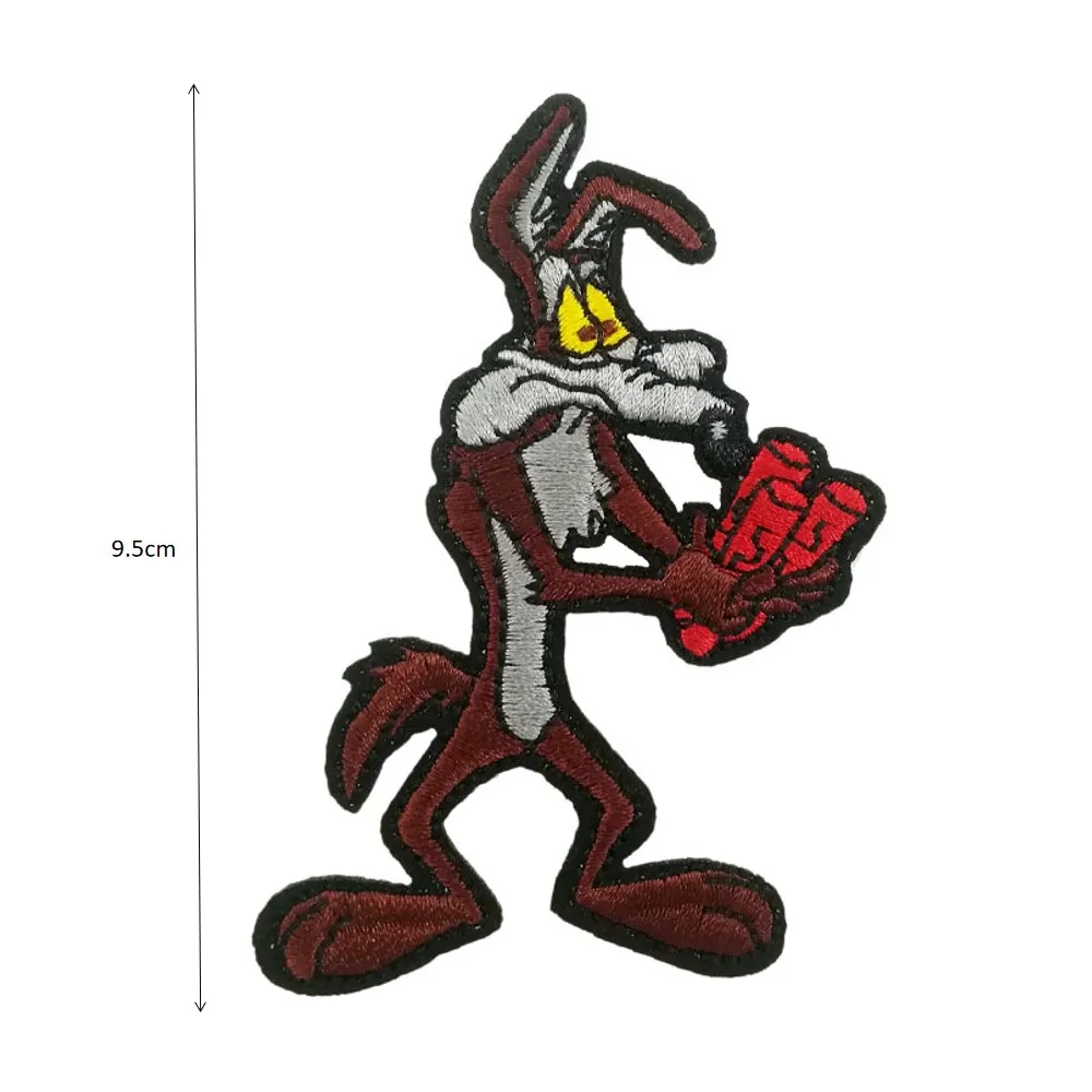 Марвин Марсианская дорожка стоящая высечка Looney Tunes Yosemite Sam Даффи Дак жуки кролик вышивка железа на патч - Цвет: Латунь