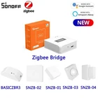 SONOFF ZBBridge беспроводной переключательдатчик движения ZigBee eWelink Модуль Автоматизации дистанционного управления работает с Alexa Google Home
