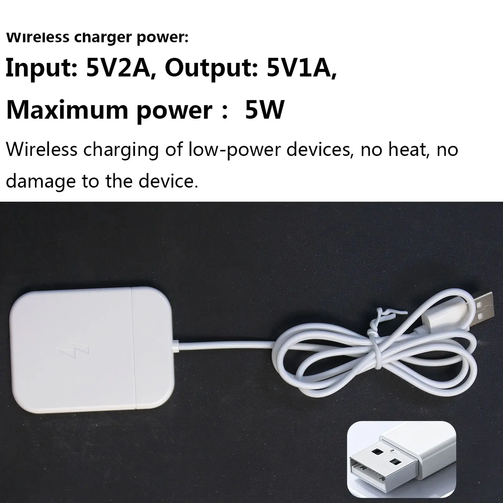 5W USB Charging Station Fast Wireless Charger Pad Base For AirPods Pro 2 | Мобильные телефоны и аксессуары