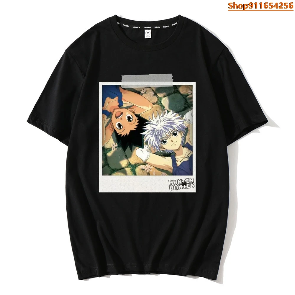Hunter X футболка с изображением охотника короткими рукавами хлопковая для мужчин