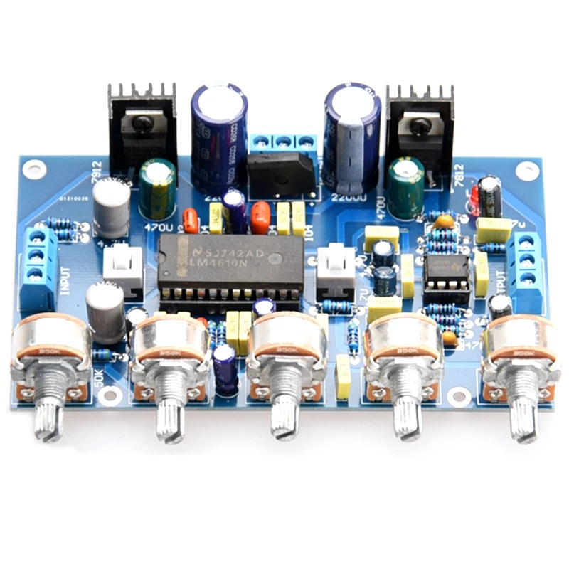 DIY усилитель мощности Tone Board напряжения LM4610 + 5532 усиление передних сценических