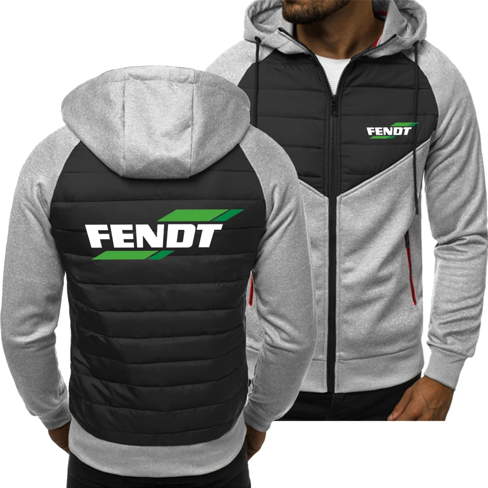 

2021 New Men Hoodies Spring Autumn FENDT Logo Jacket Casual Sweatshirt Long Sleeve Zipper Hoody