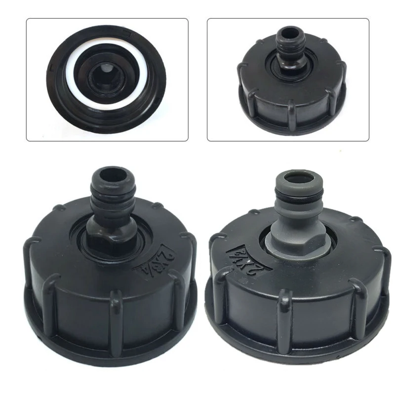 

Hose Connection Tank Adapter Spare Parts Plastic Black For IBC S60 X6 Garden Supply Useful