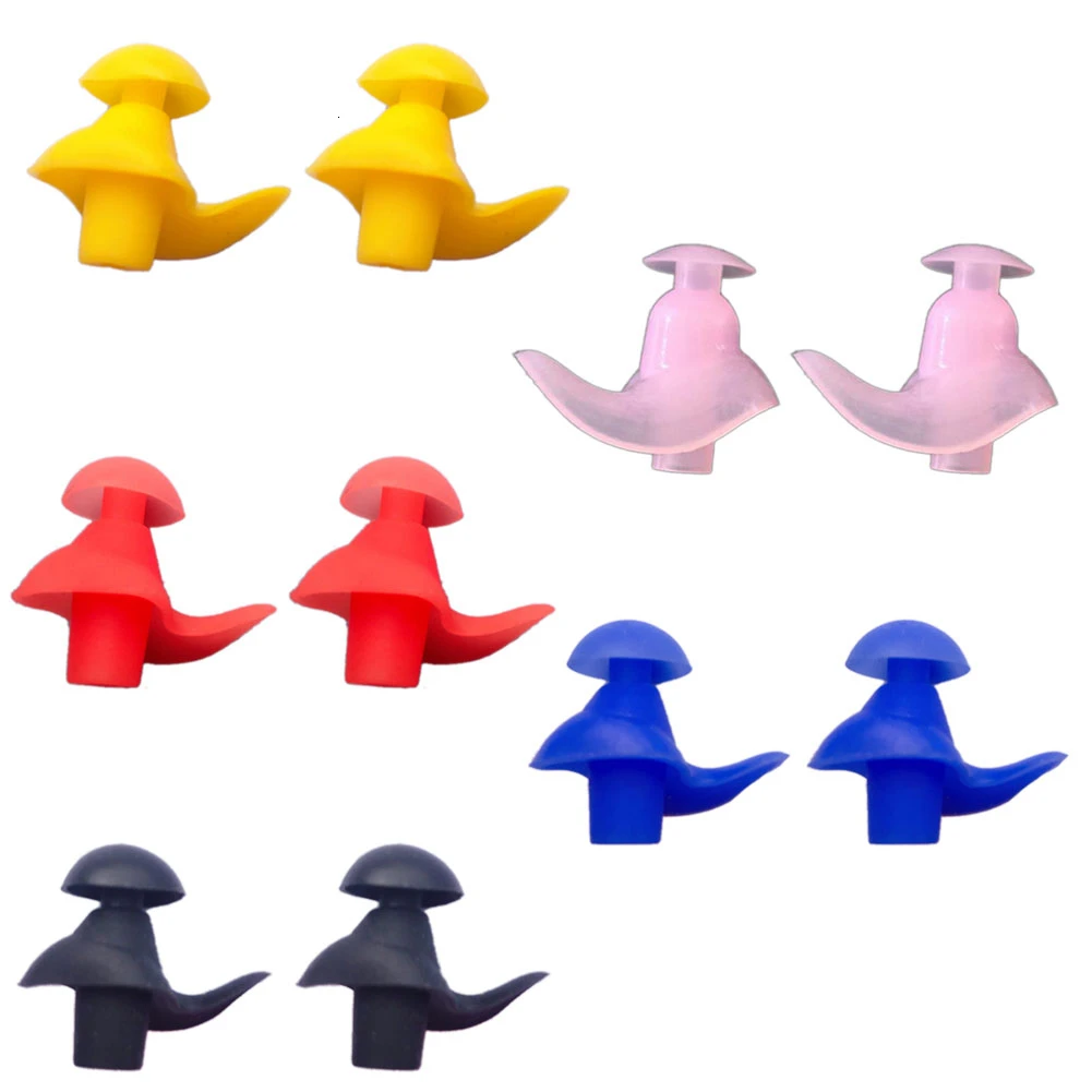 1 пара водонепроницаемые силиконовые беруши для плавания с защитой от