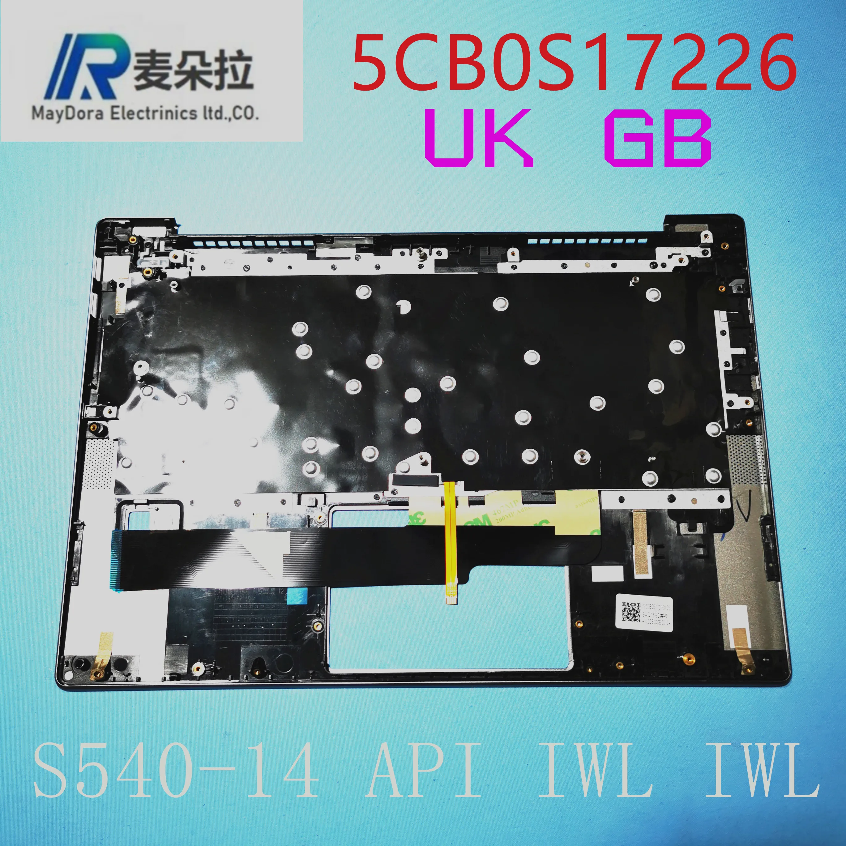 UK GB Backlight keyboard palmrest for lenovo ideapad S540-14 API IML IWL AIR14-2019 GREY 5CB0S17226 | Компьютеры и офис