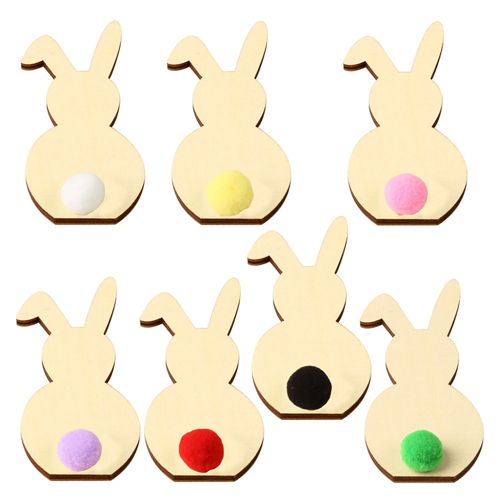 Деревянный кролик в скандинавском стиле поделки сделай сам пасхальные домашние