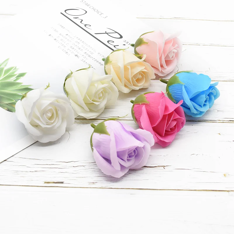 5PcsArtificial Rose Soap Flower Candy Box Wedding Decoration Holiday Gift Home Accessories Bridal Bouquet DIY GiftBoX | Дом и сад